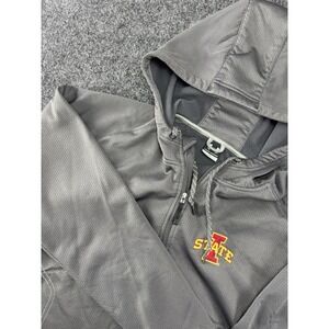 Under Armour Iowa State Cyclones Hoodie Gray Quarter Zip Men's L Pullover